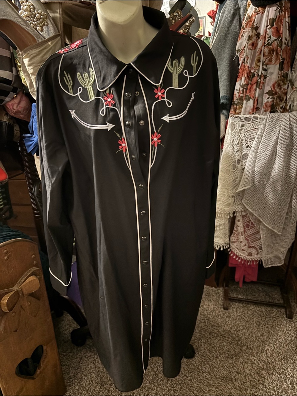 All Dolled Up Dress by the boutique wholesale brand Rowdy Crowd Clothing. XL
